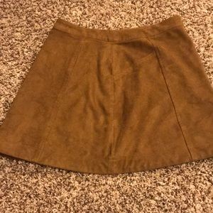 Abercrombie Suede Skirt NWOT